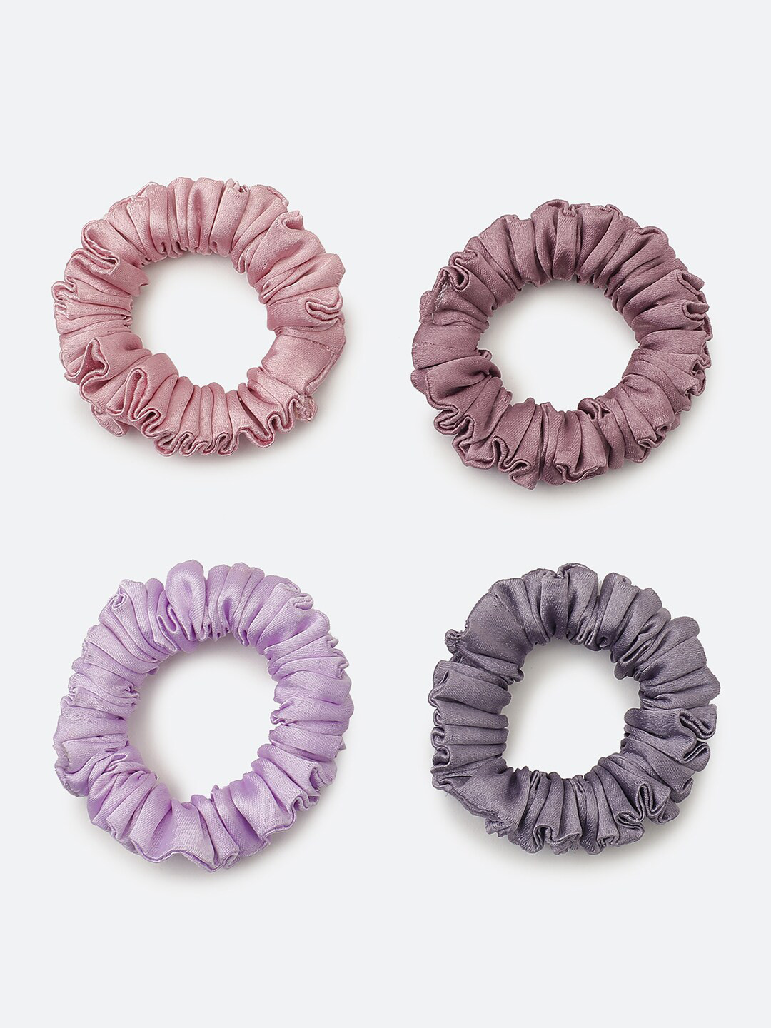 

Knotty Tail Set of 4 Ponytail Holders, Pink