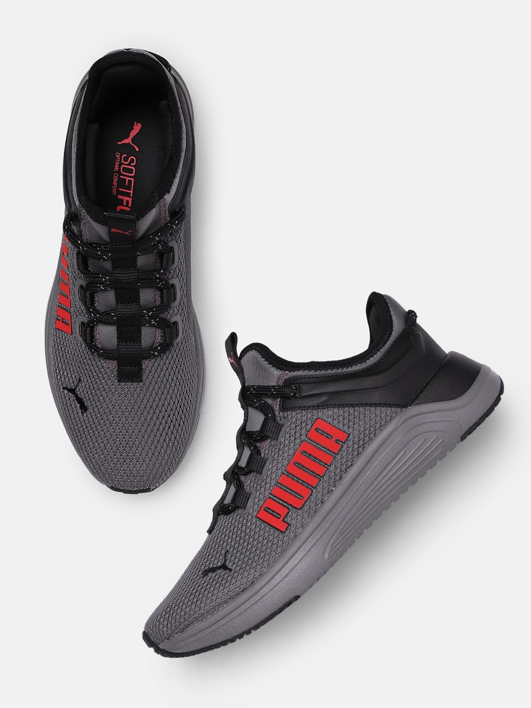 

Puma Unisex Softride Astro Slip Running Shoes, Grey