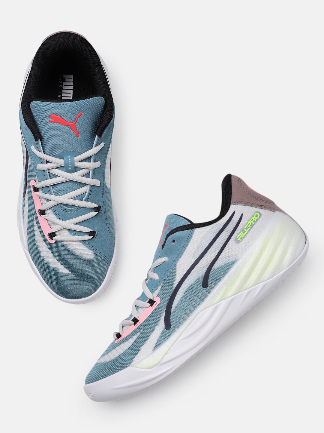 

Puma Unisex All-Pro Nitro Basketball Shoes, Blue