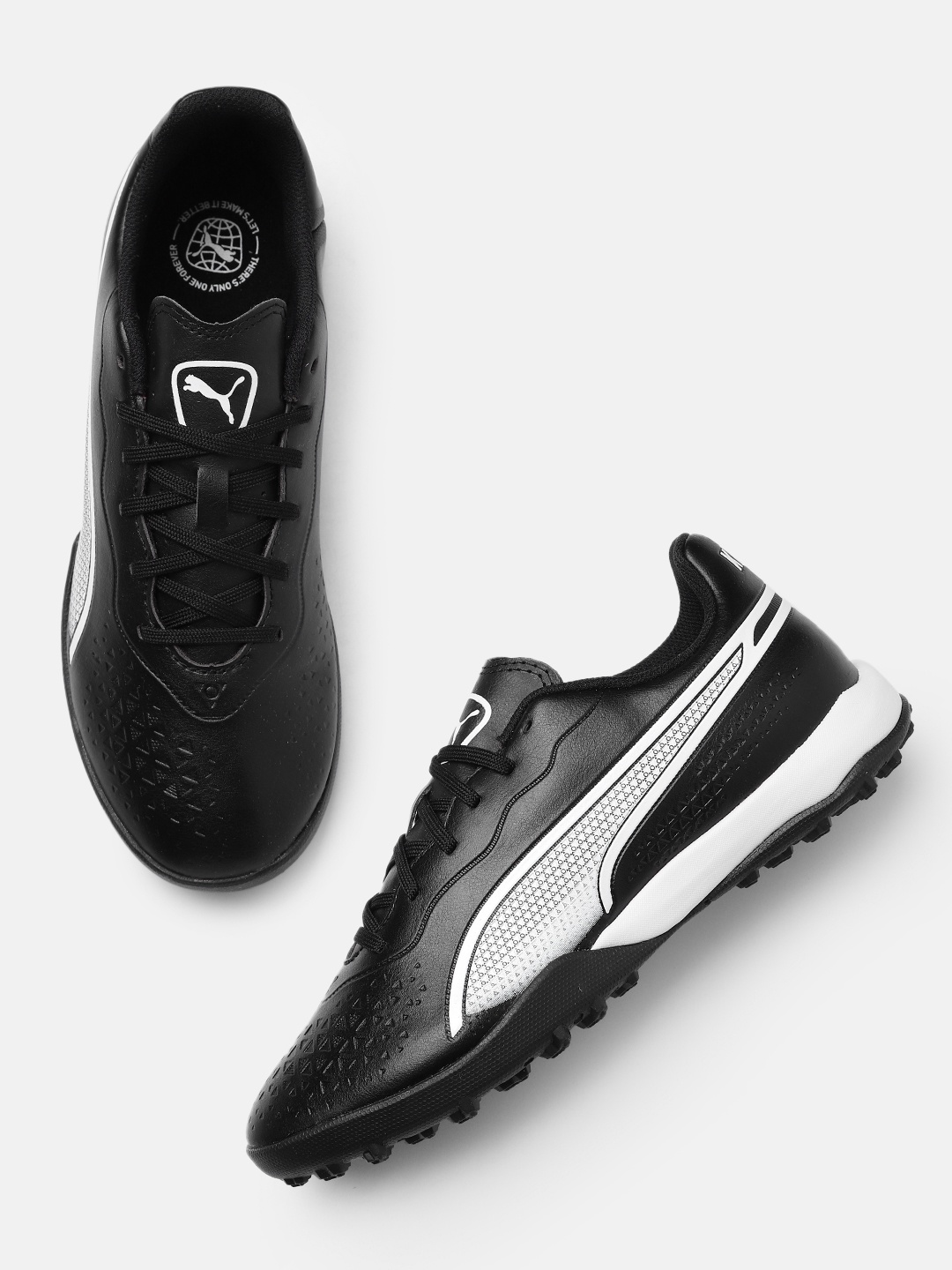 

Puma Unisex King Match TT Football Shoes, Black
