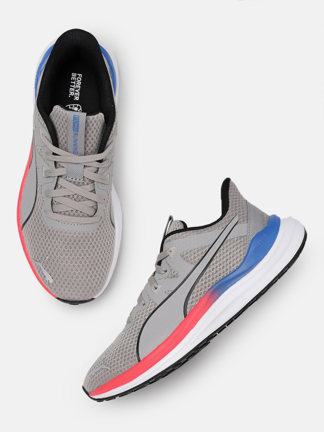 

Puma Unisex Reflect Lite Running Shoes, Grey