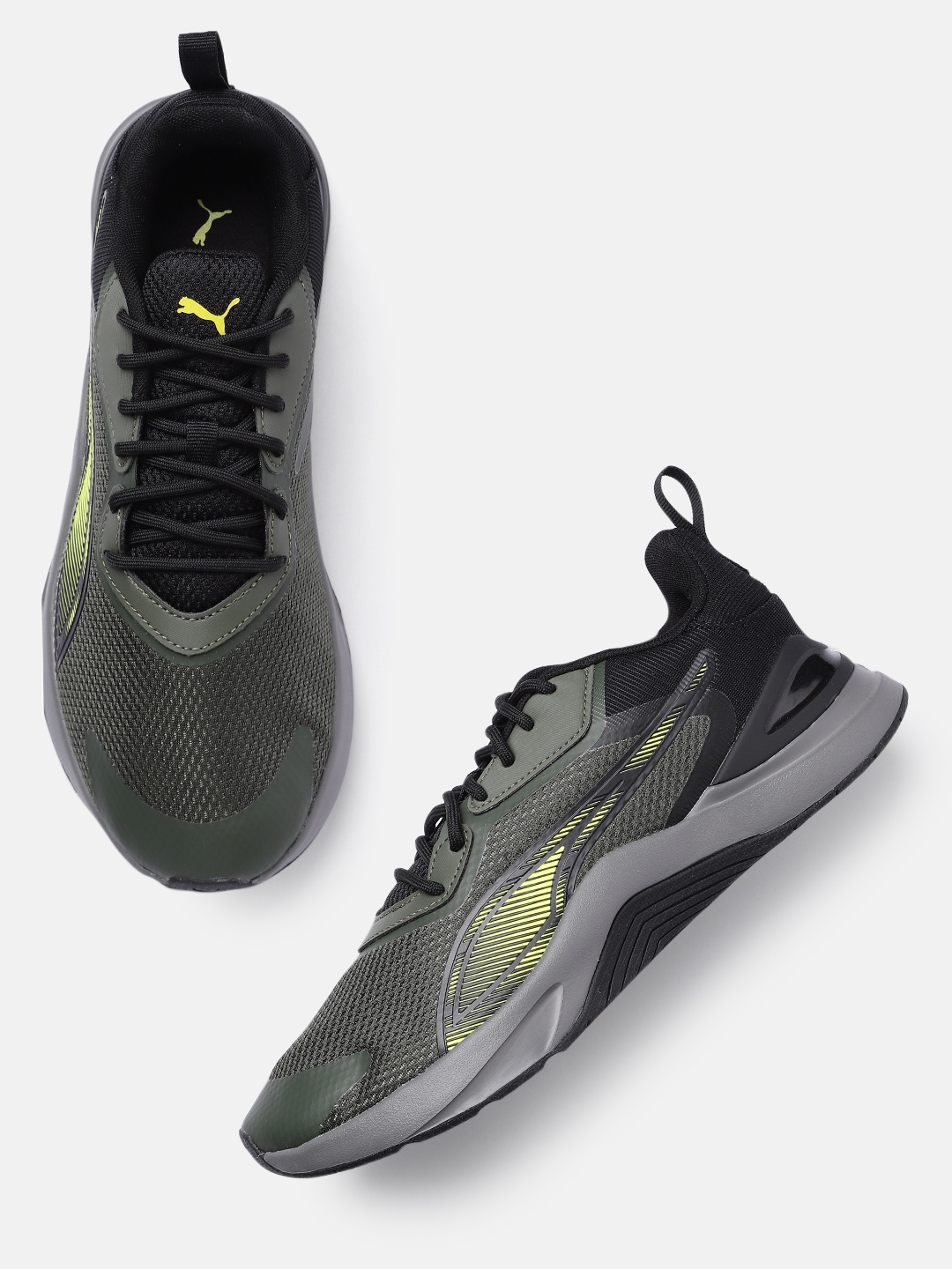 

Puma Unisex Infusion Textile Training or Gym Shoes, Green