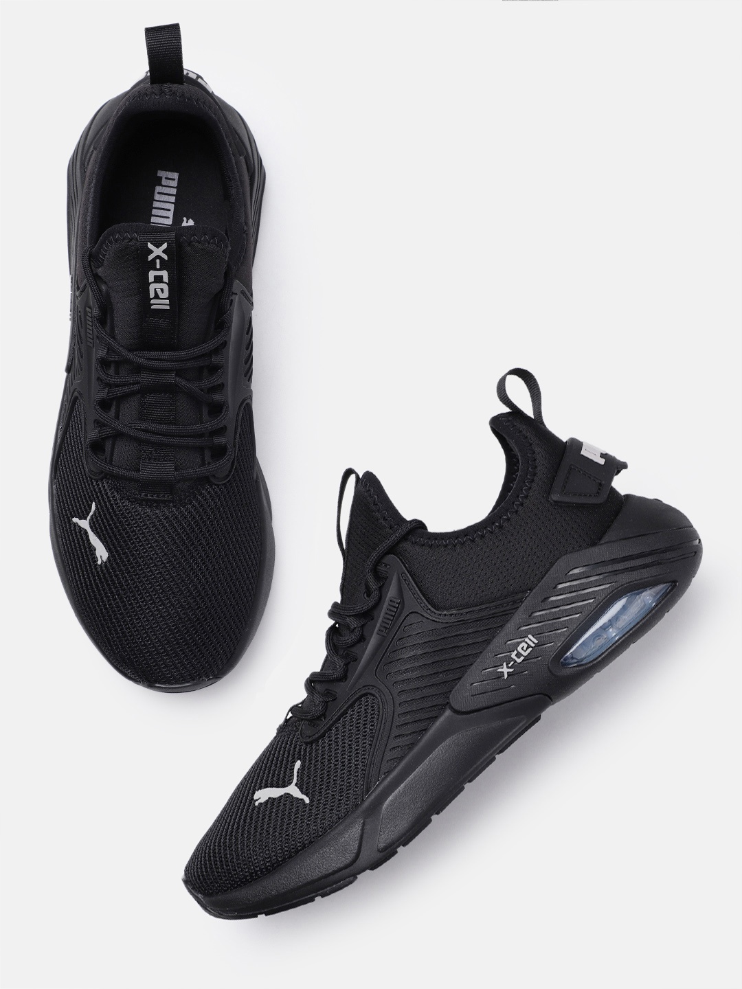 

Puma Unisex X-Cell Nova Textile Running Shoes, Black