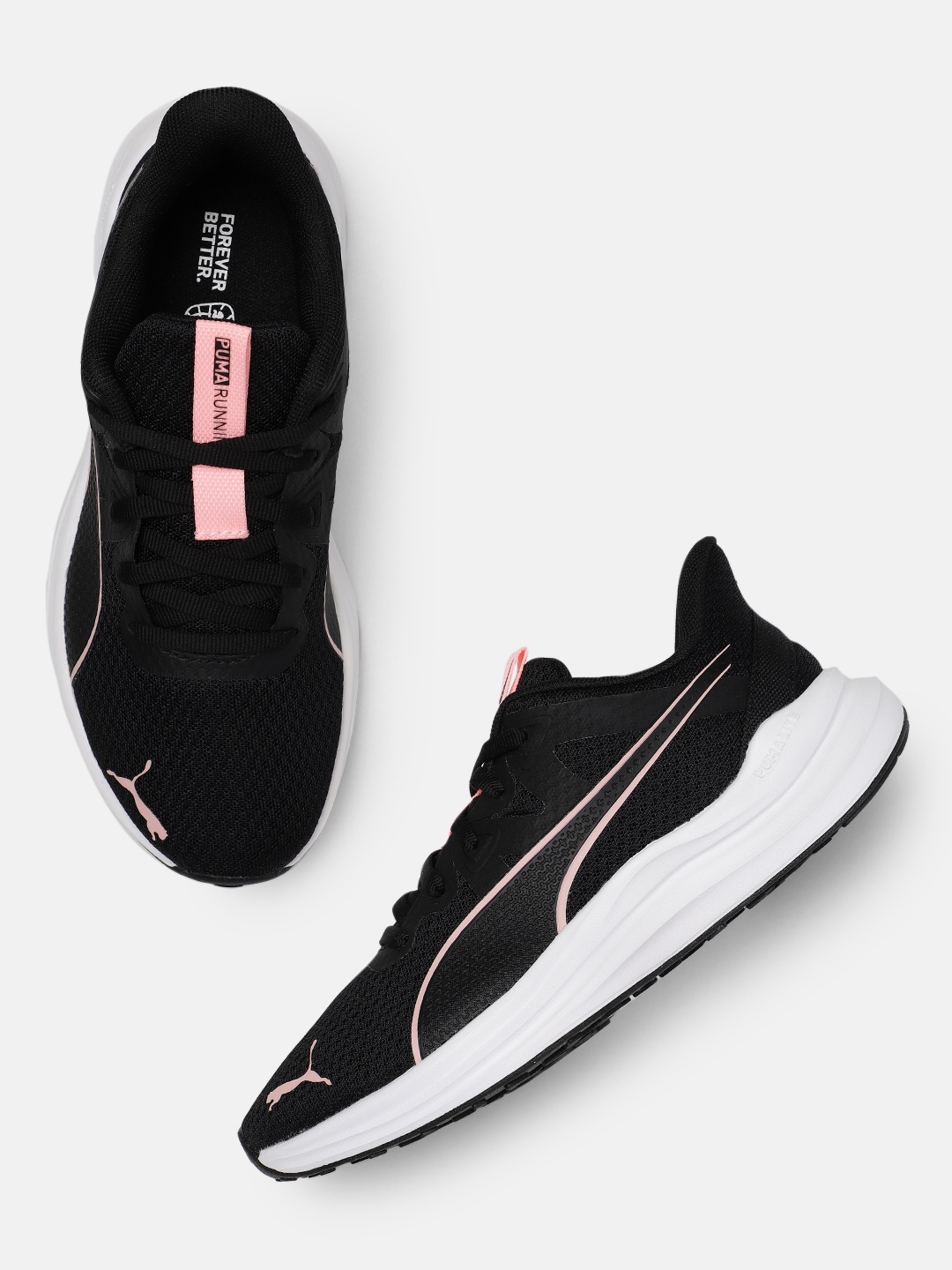 

Puma Unisex Reflect Lite Running Shoes, Black