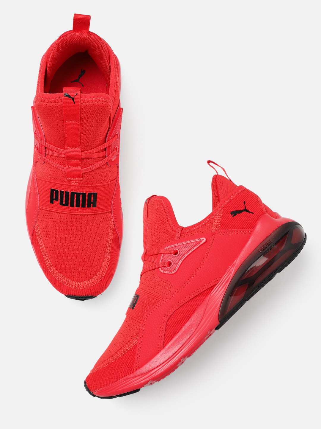 

Puma Unisex Cell Vive Intake Textile Running Shoes, Red