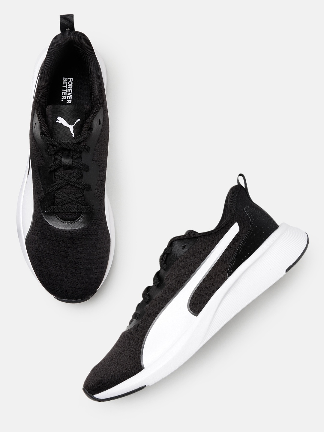 

Puma Unisex Flyer Lite Running Shoes, Black