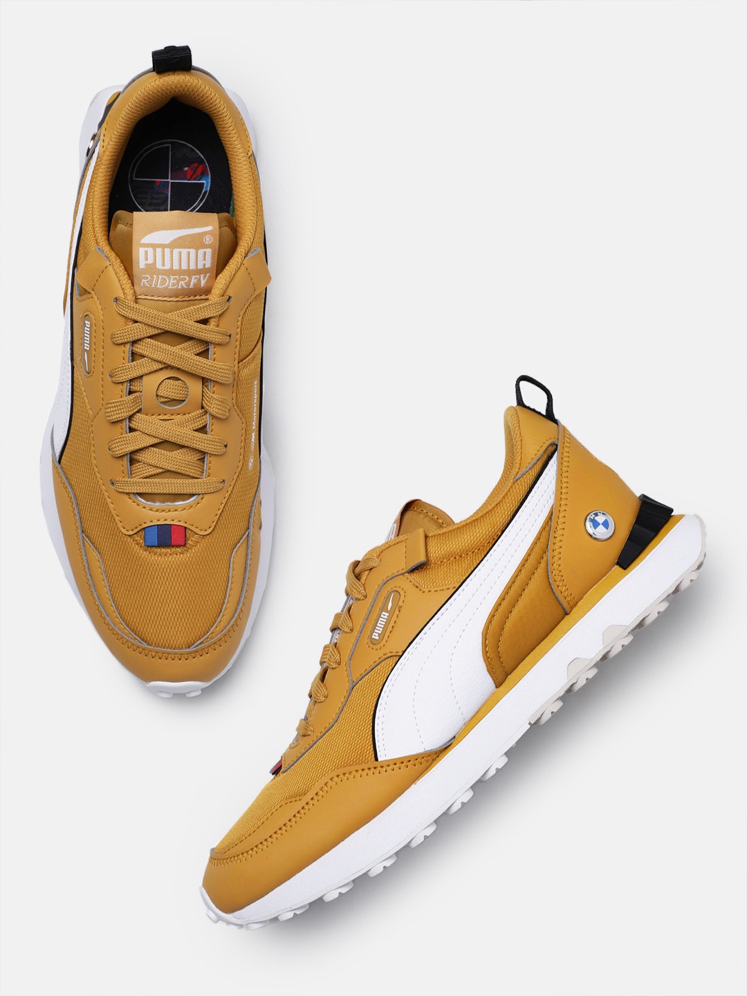

PUMA Motorsport Unisex BMW MMS Sneakers, Yellow