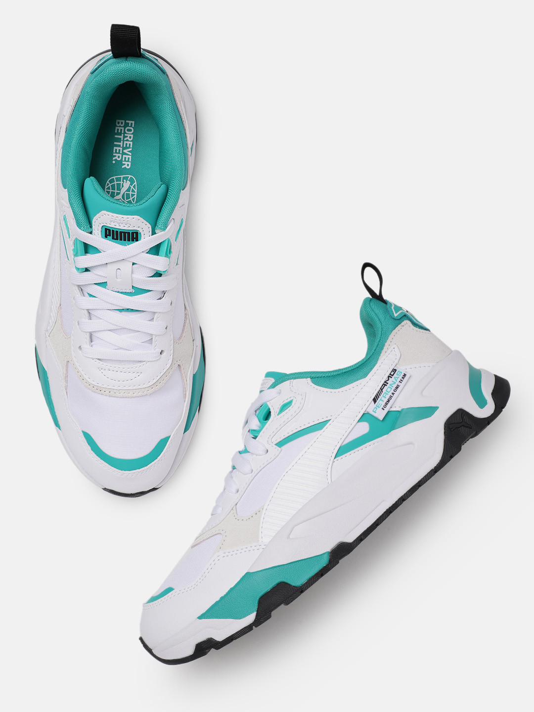 

PUMA Motorsport Unisex MAPF1 Trinity Colourblocked Sneakers, White
