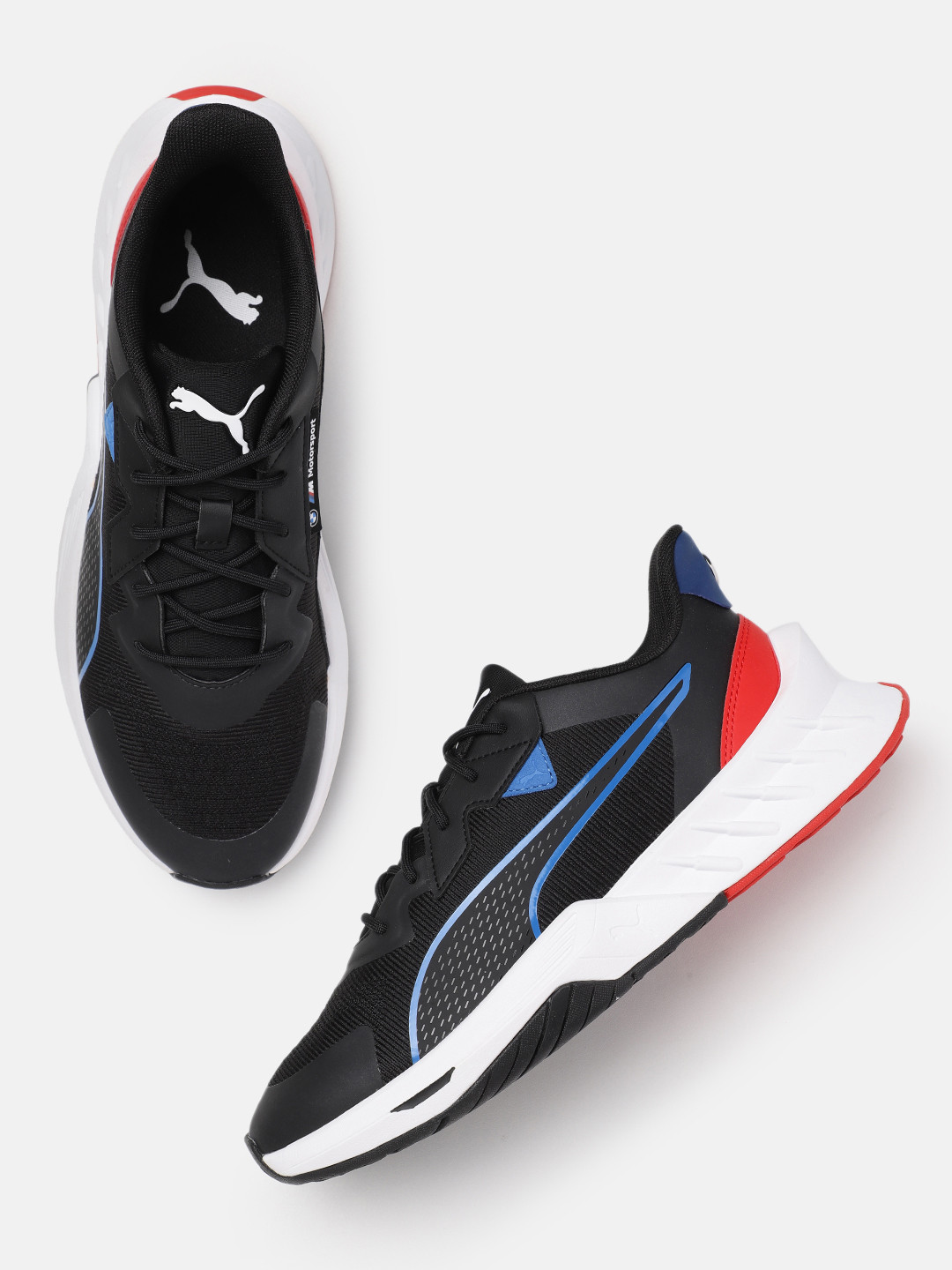 

PUMA Motorsport Unisex BMW MMS Maco SL 2.0 Textured Sneakers, Black