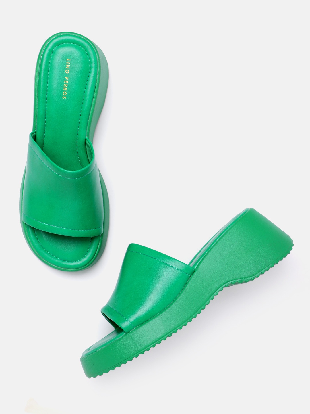 

Lino Perros Flatform Heels, Green