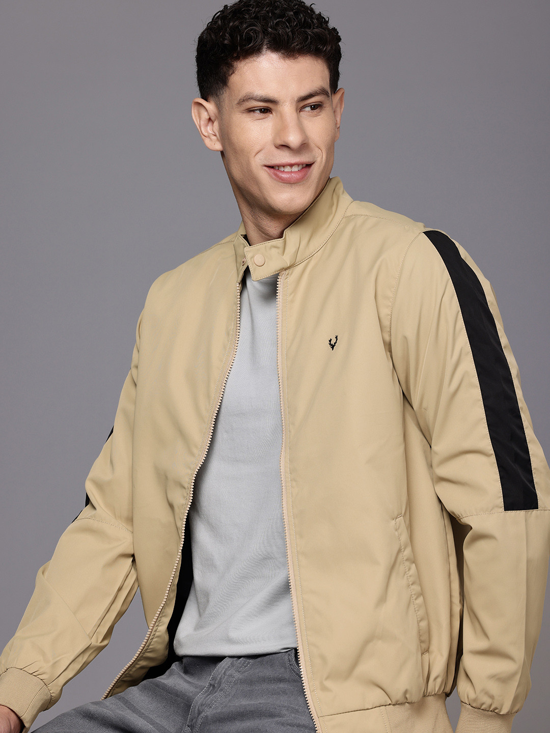 

Allen Solly Bomber Jacket, Khaki