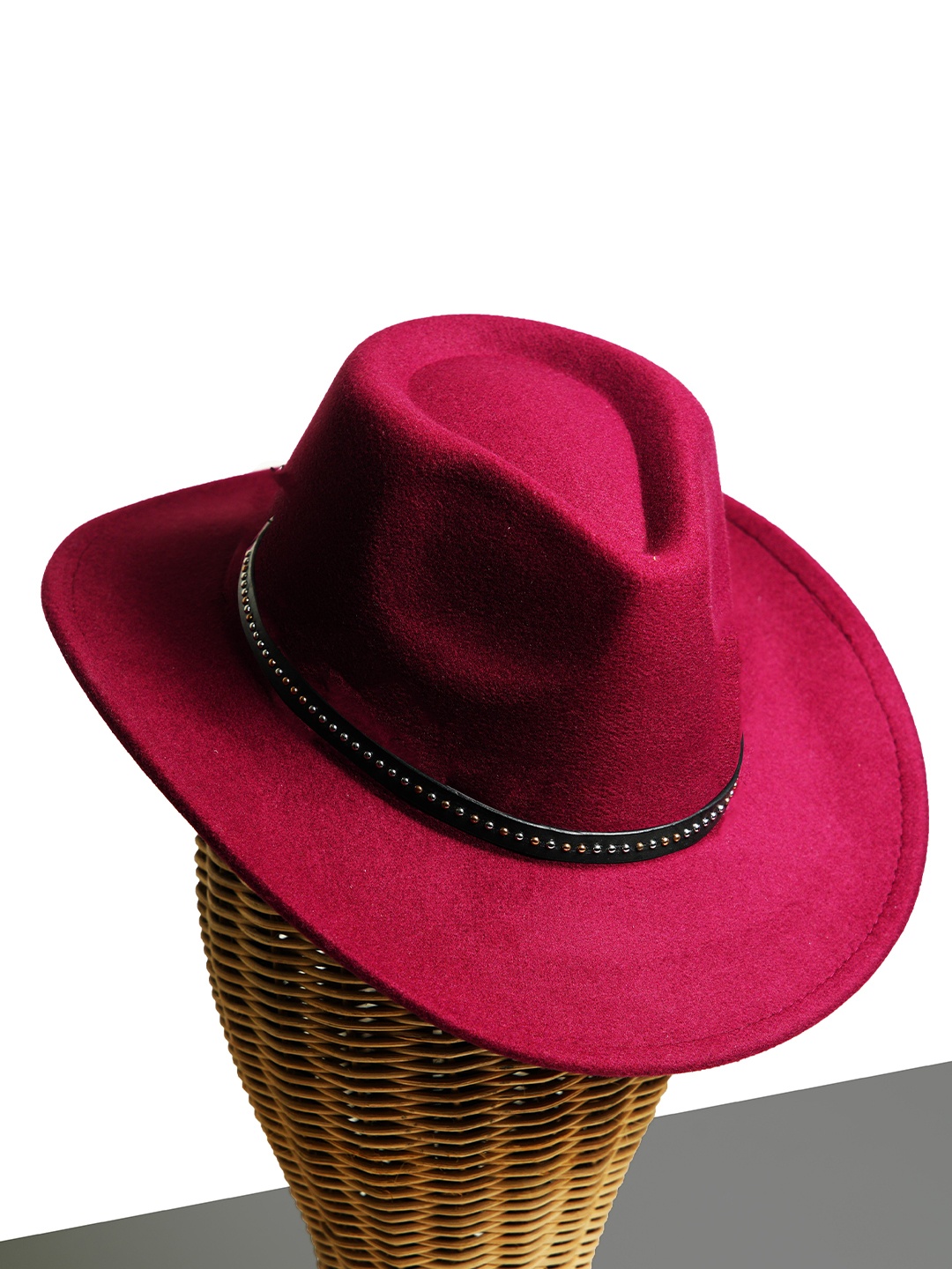 

CHOKORE Cowboy Hat With Belt Band, Red