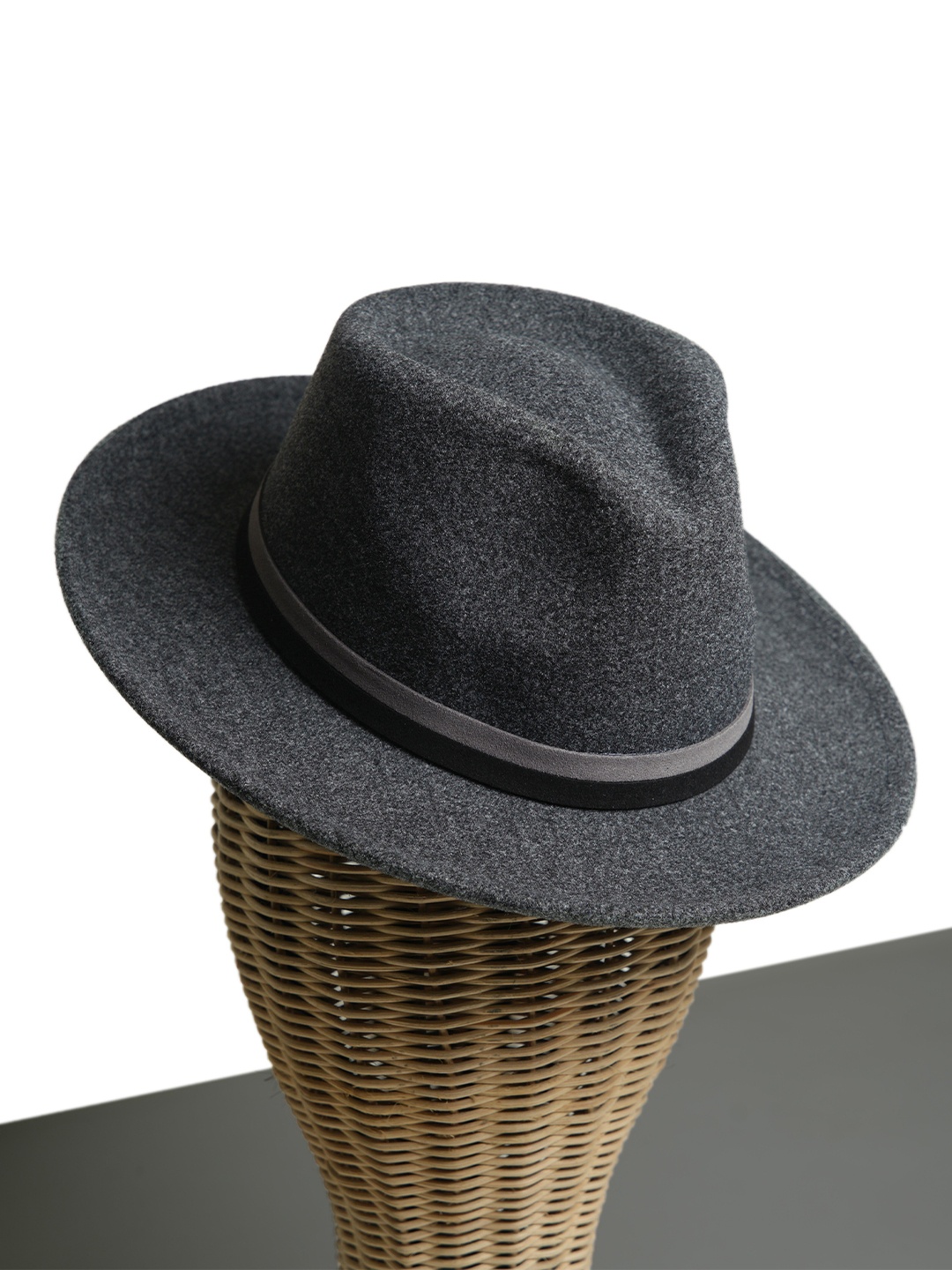 

CHOKORE Vintage Fedora Hat, Grey