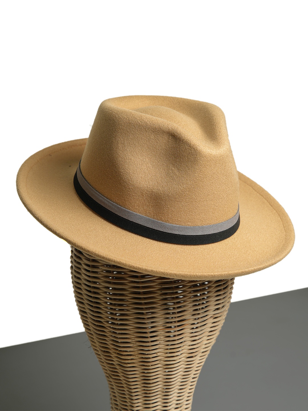

CHOKORE Vintage Fedora Hat, Beige