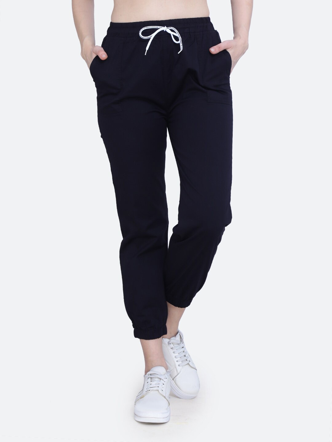 

FCK-3 Women High Rise Relaxed-Fit Joggers, Black