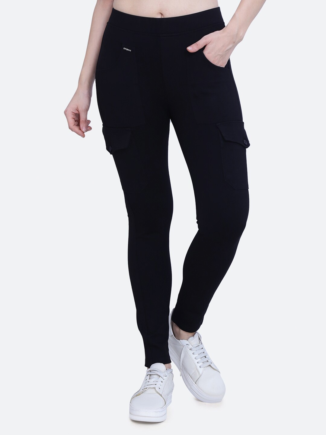 

FCK-3 Women Regular Fit Jeggings, Black