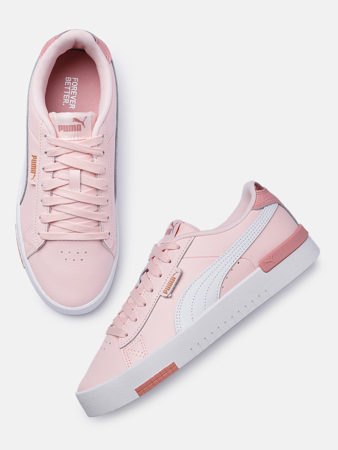 

Puma Women Perforated Leather Sneakers, Pink