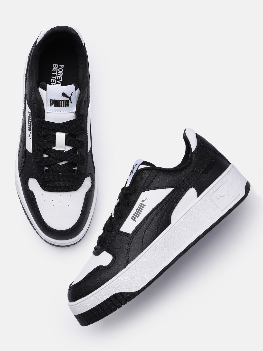 

Puma Women Carina Street Leather Sneakers, White