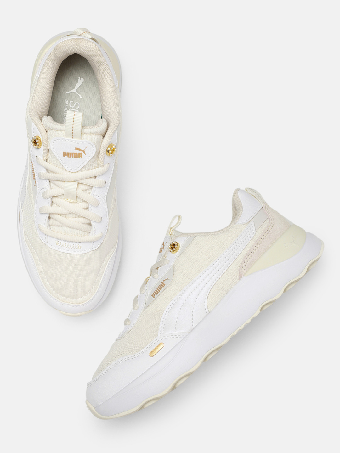 

Puma Women Runtamed Platform Romance Sneakers, Off white