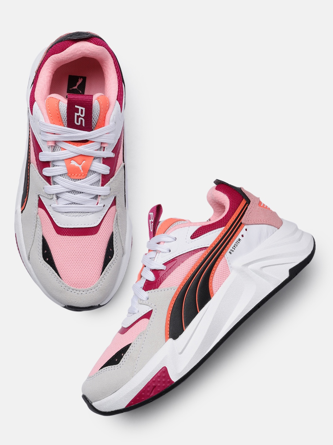 

Puma Women Colourblocked Sneakers, Pink