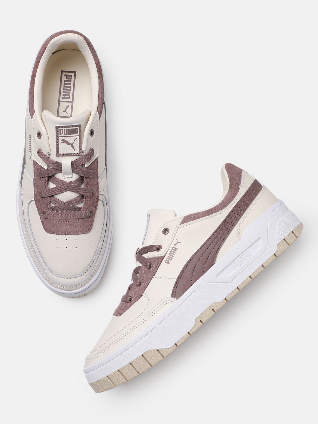 

Puma Women Cali Dream Leather Sneakers, Off white