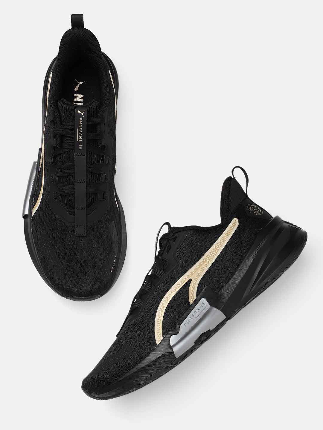 

Puma Women PWRFrame TR 2 Logo Love Training Shoes, Black