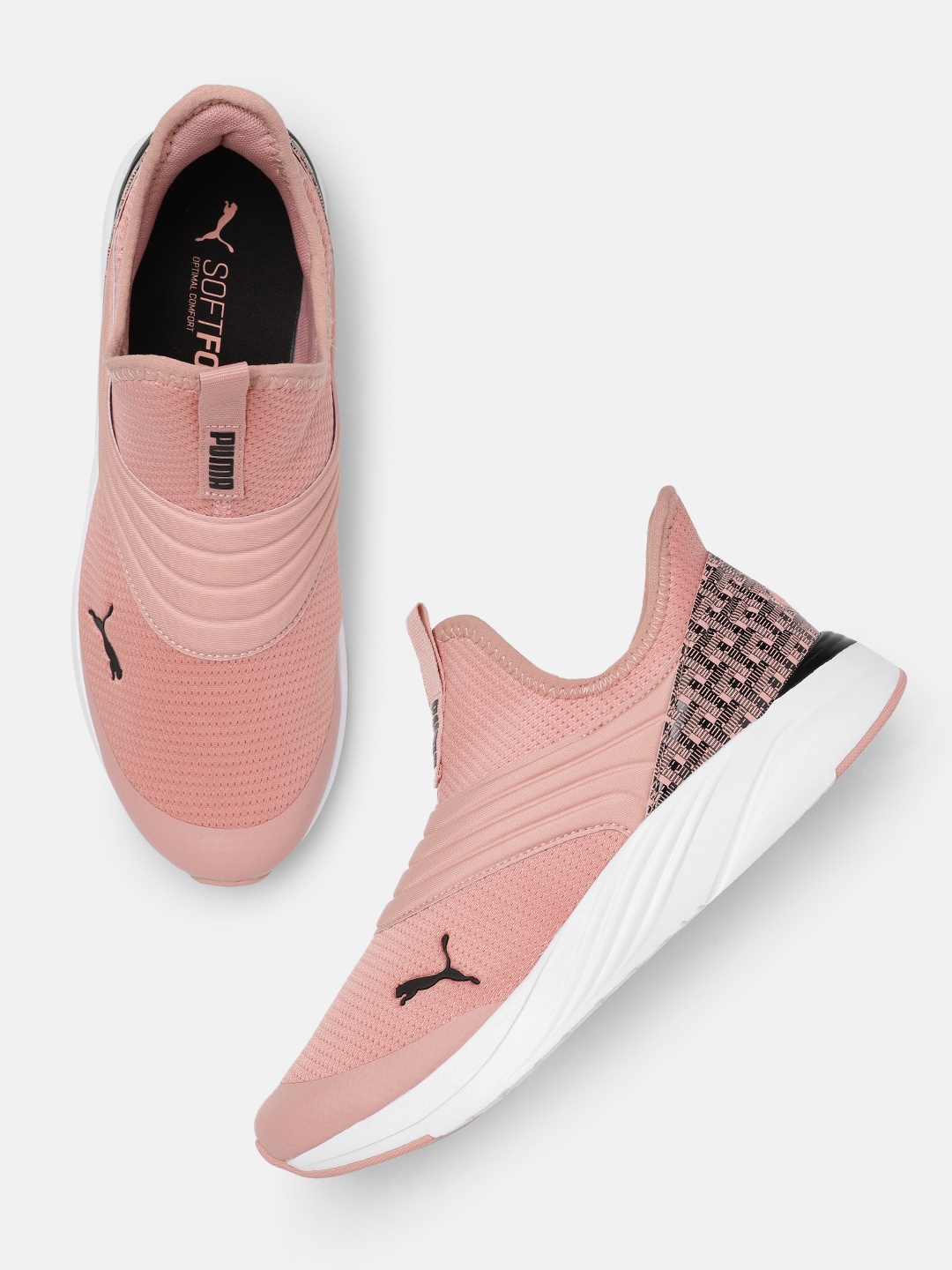 

Puma Women SR Sophia 2 Slip-On Logo Lux Running Shoes, Pink