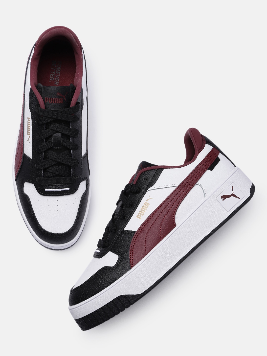 

Puma Women Carina Street Leather Sneakers, White