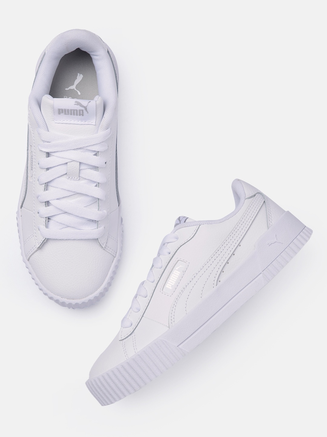 

Puma Women Leather Sneakers, White