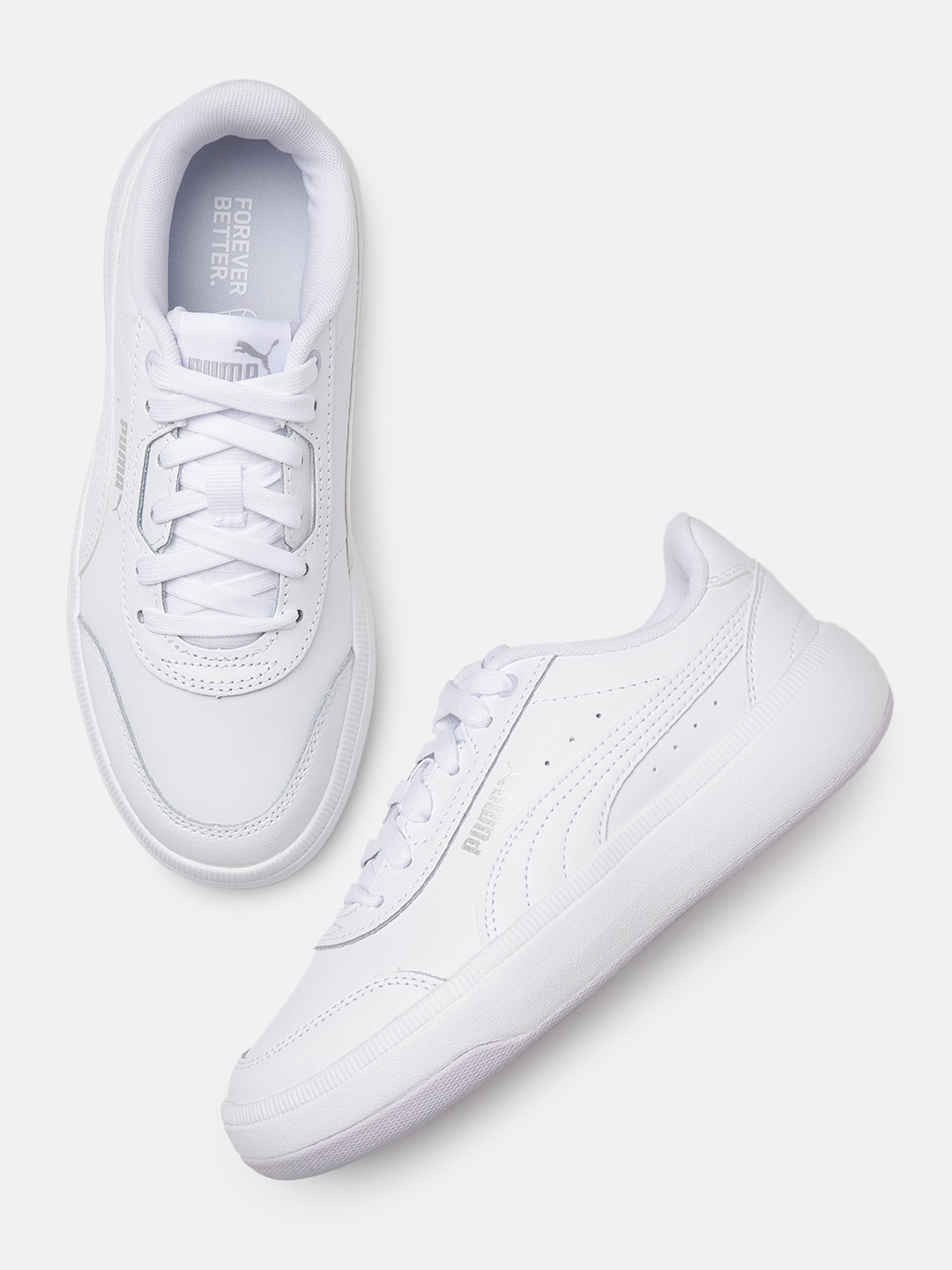 

Puma Women Tori Leather Sneakers, White