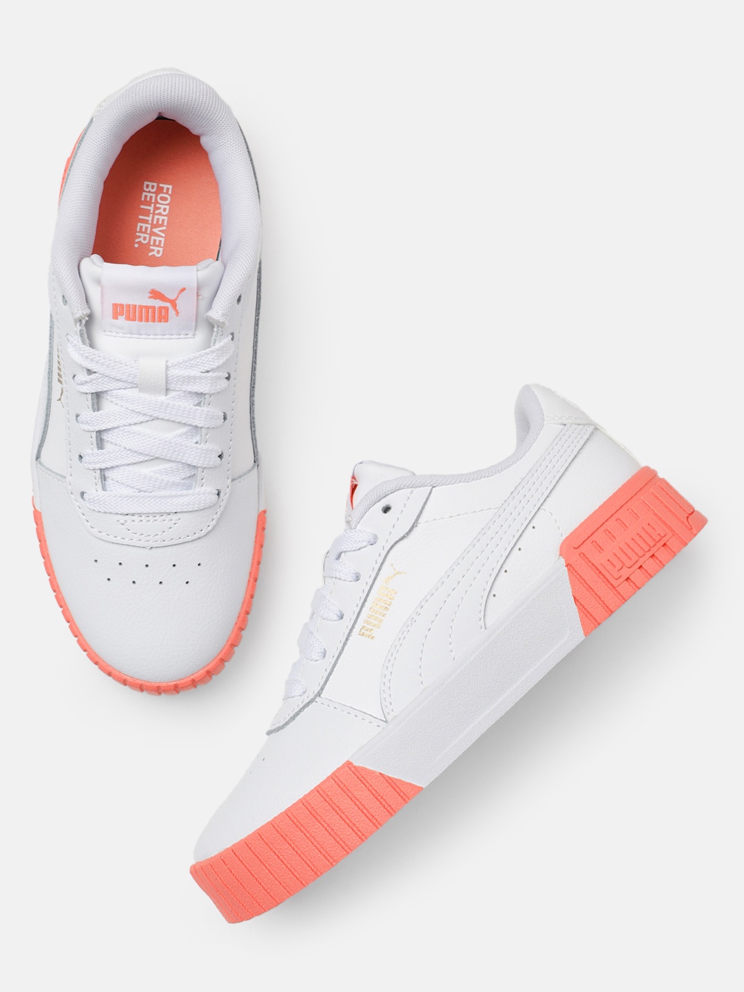 

Puma Women Carina 2.0 Leather Sneakers, White