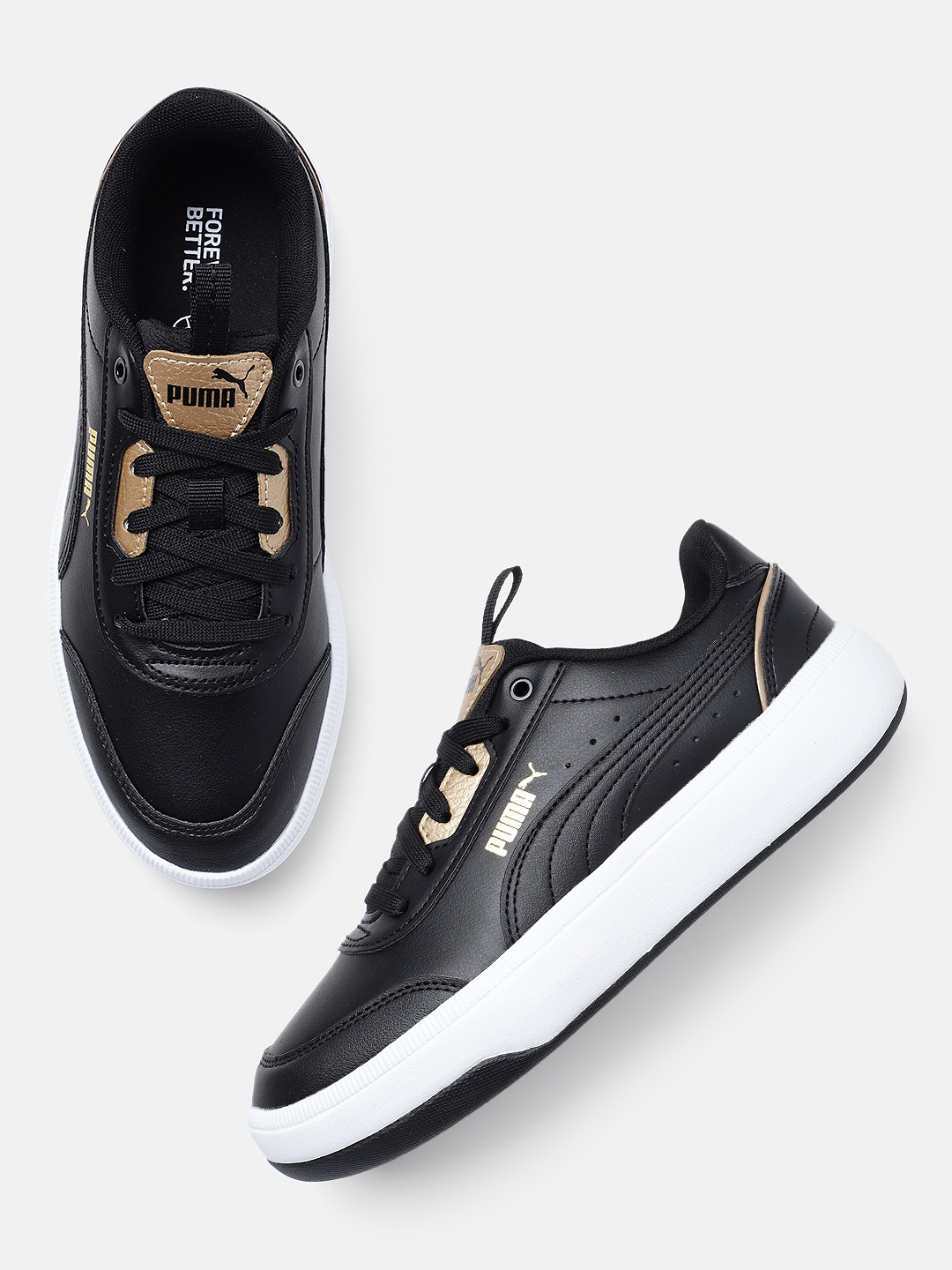 

Puma Women Tori Pop-Up Sneakers, Black