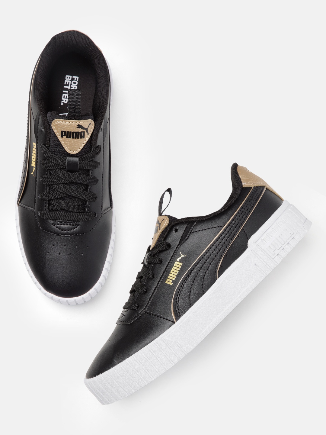 

Puma Women Carina 2.0 Pop Up Sneakers, Black