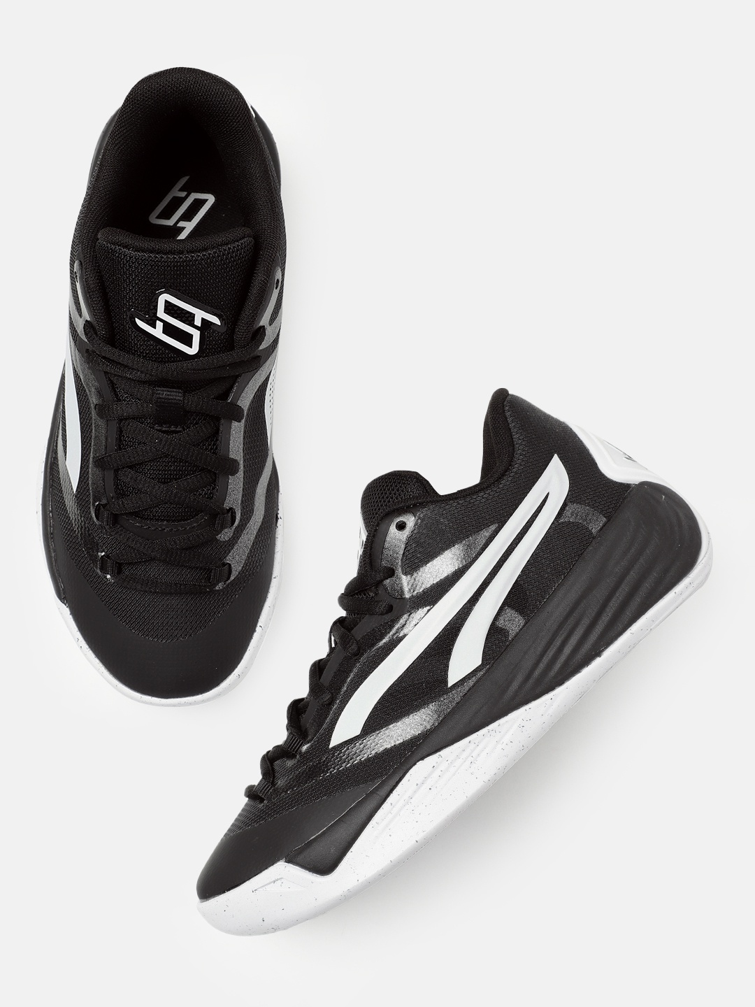 

Puma Women Stewie 2 Team Textile Basketball Shoes, Black