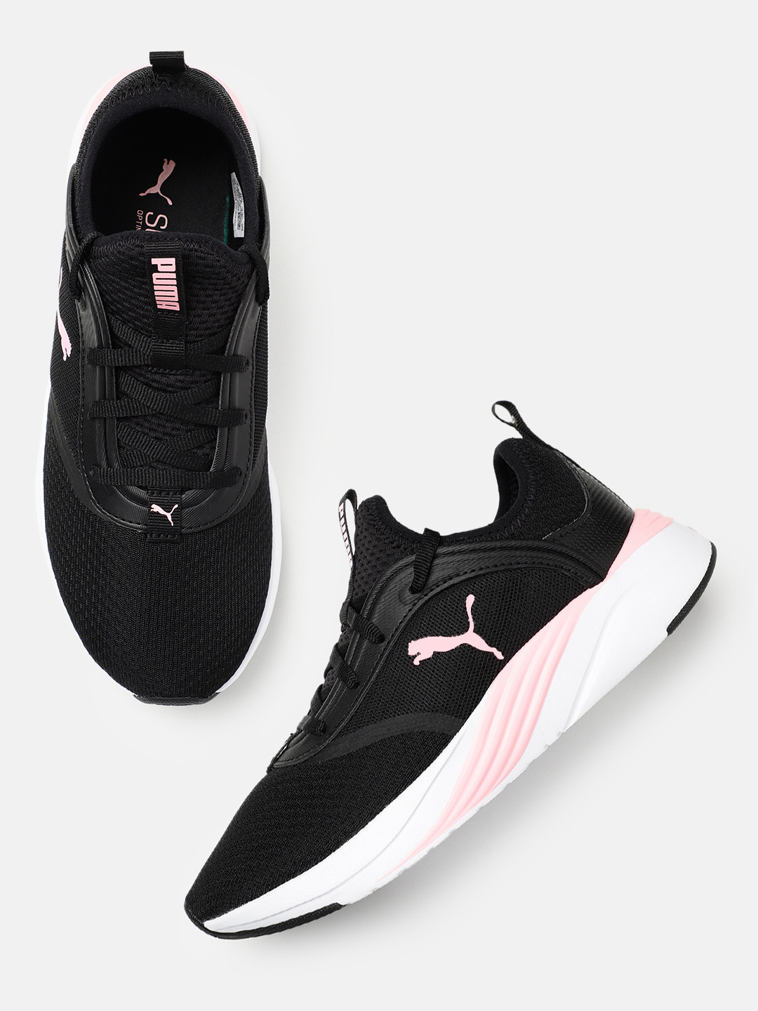 

Puma Women SOFTRIDE Ruby Textile Running Shoes, Black