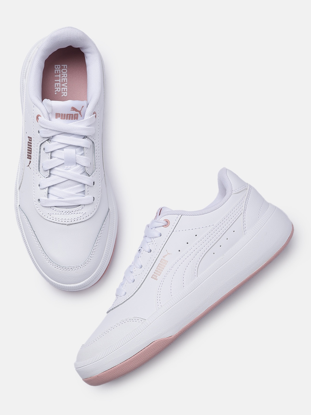 

Puma Women Tori Leather Sneakers, White