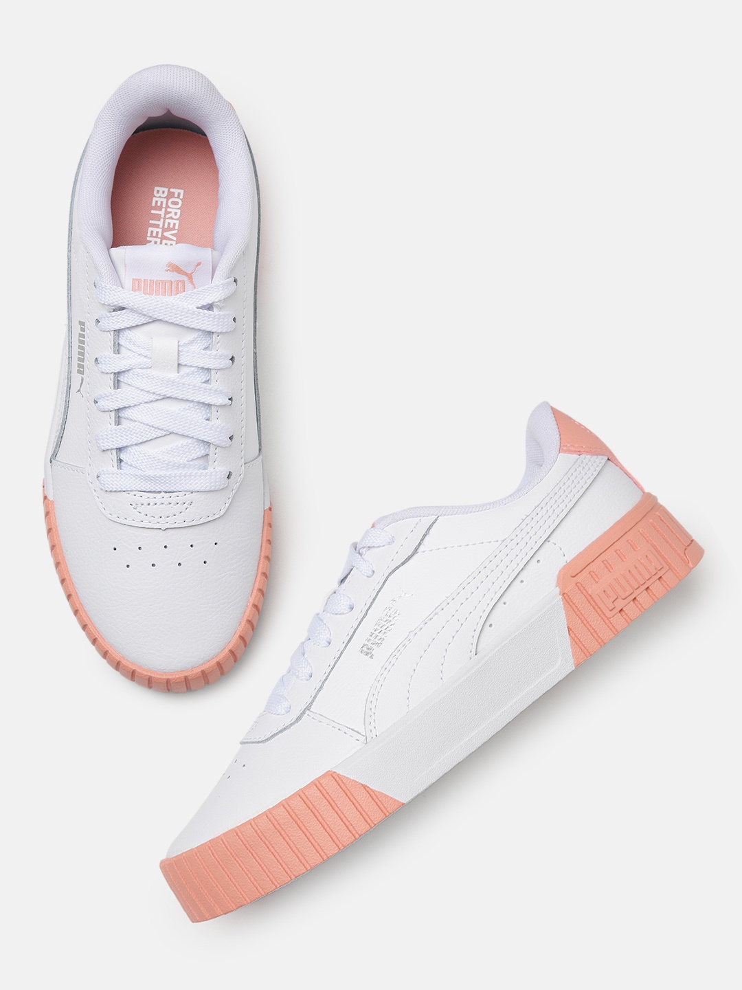 

Puma Women Carina 2.0 Leather Sneakers, White