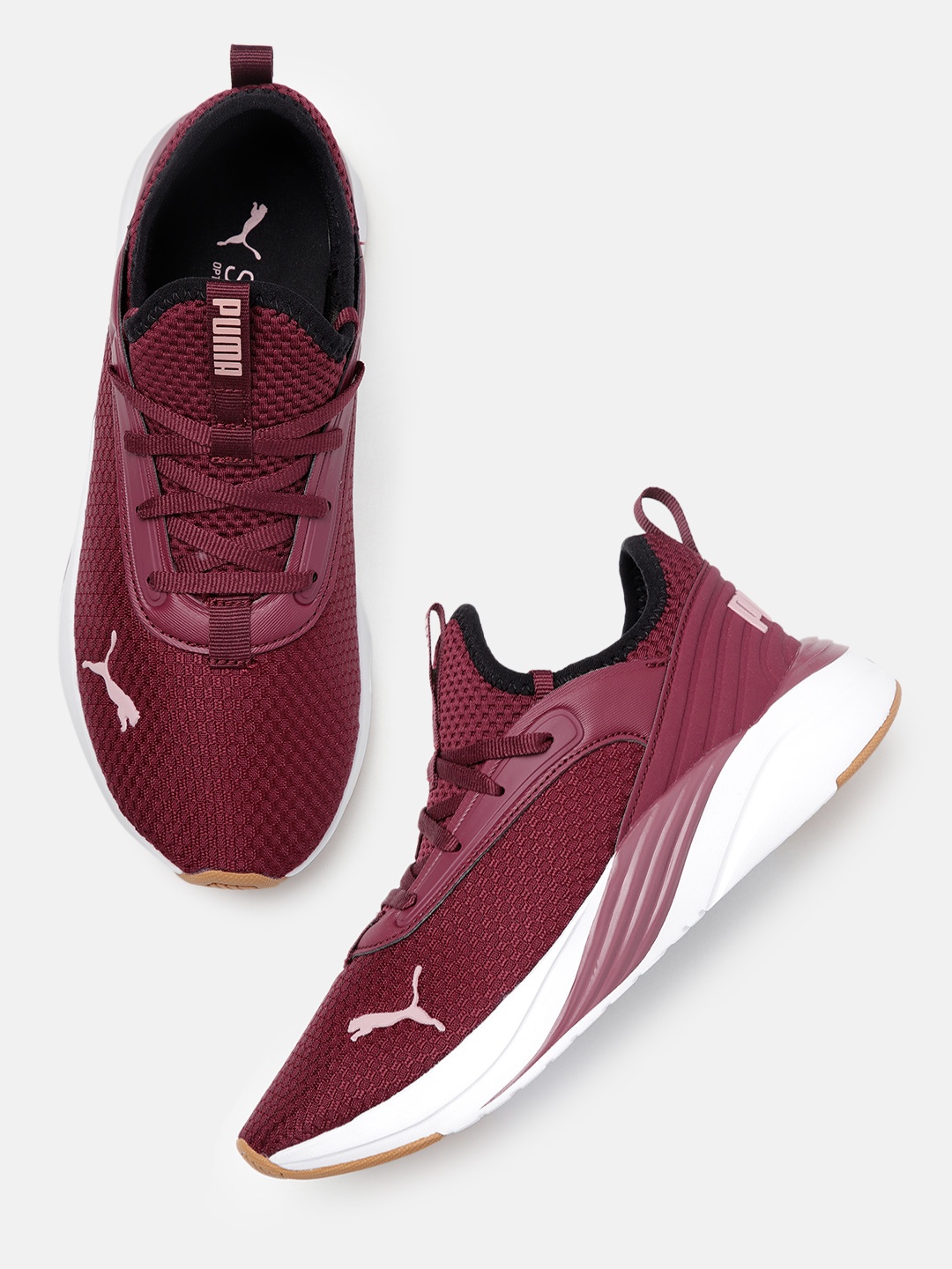 

Puma Women SOFTRIDE Ruby Luxe Running Shoes, Maroon