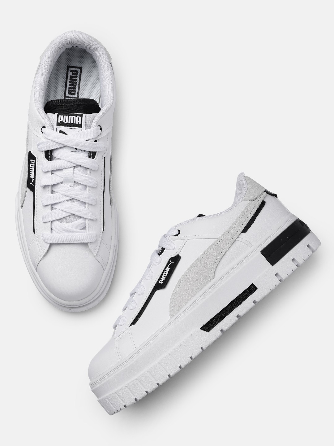 

Puma Women Leather Sneakers, White