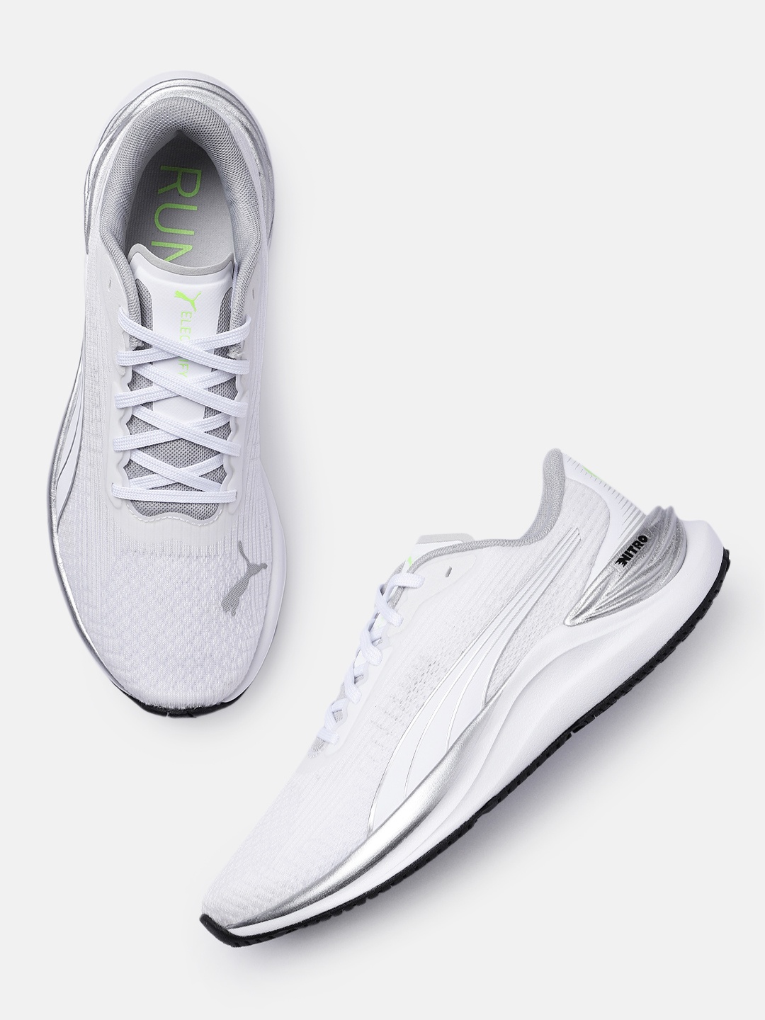 

Puma Men Electrify Nitro 3 Running Shoes, White