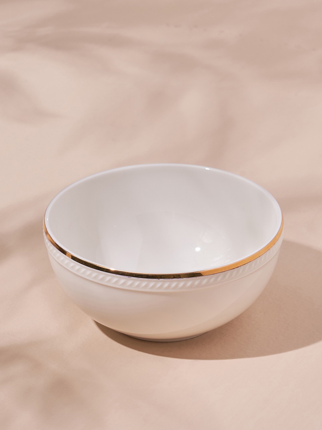 

Home Centre Marshmallow White Stoneware Katori 380ml