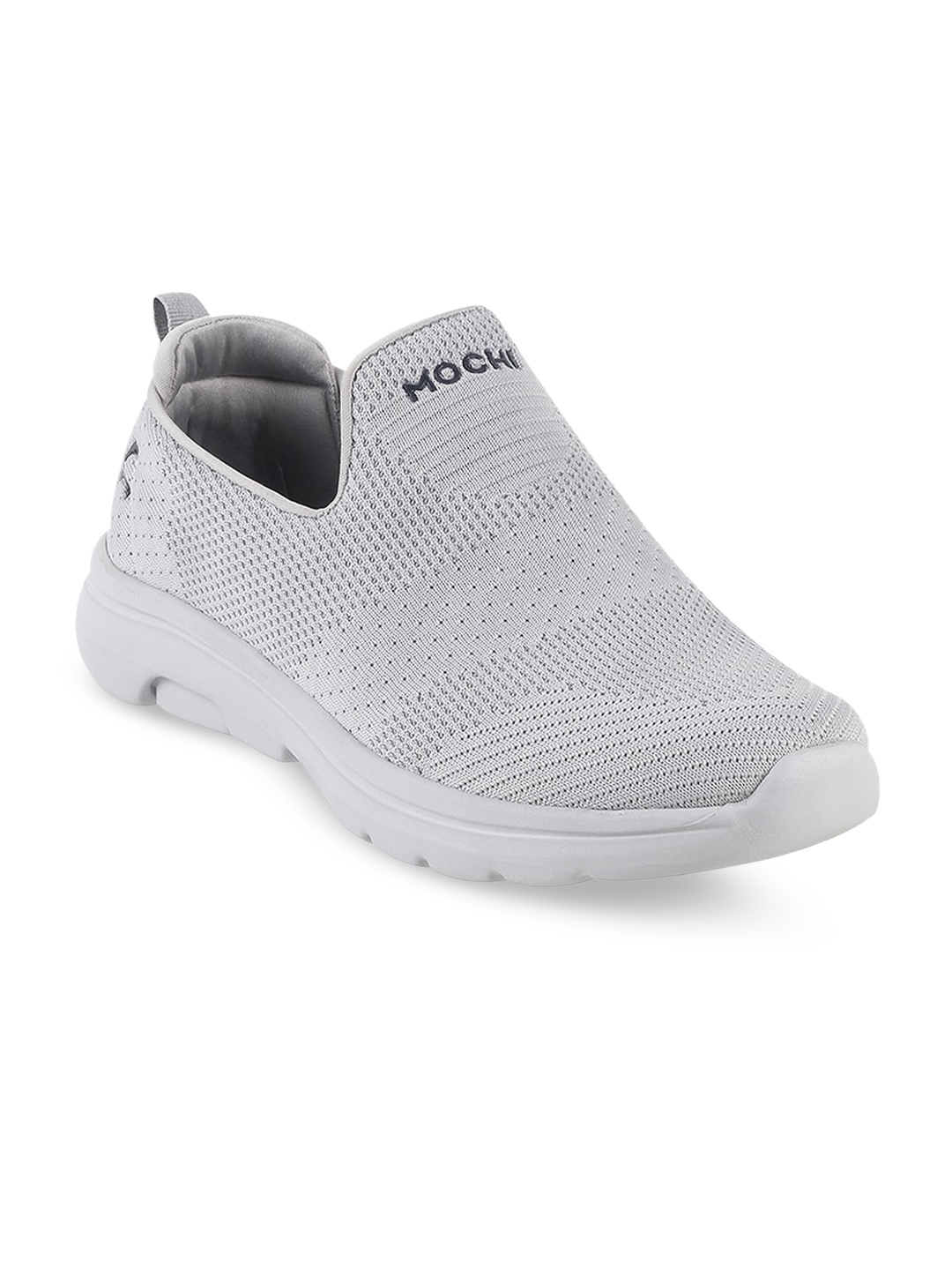 

Mochi Men Textured Comfort Insole Basics Slip-On Sneakers, Grey