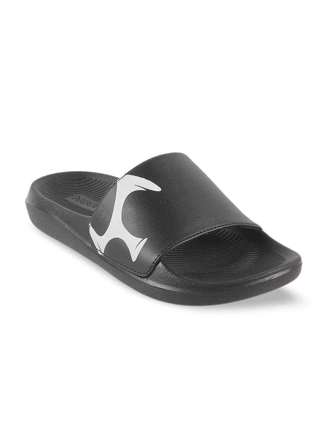 

Mochi Men Printed Sliders, Black