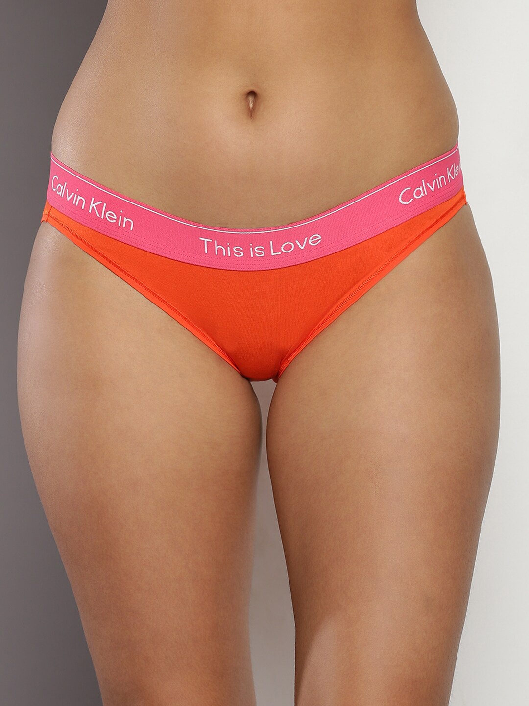 

Calvin Klein Underwear Low-Rise Bikini Briefs, Orange