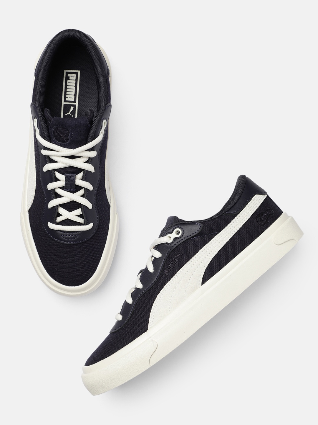 

Puma Unisex Solid Capri Royale Sneakers, Navy blue