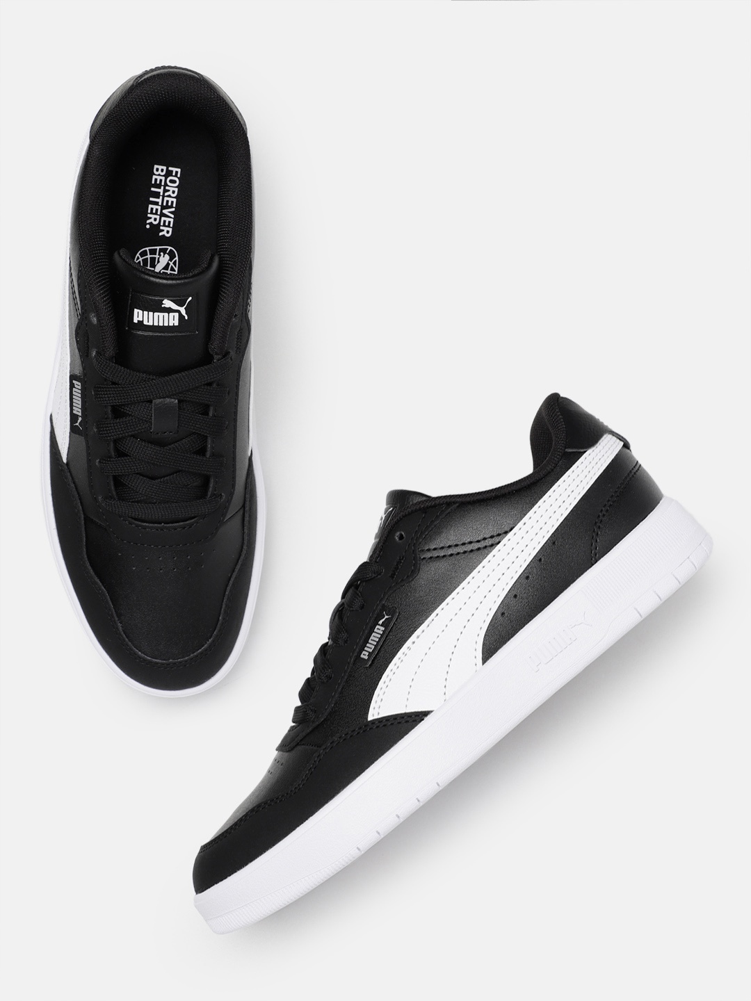 

Puma Unisex Court Ultra Lite Sneakers, Black