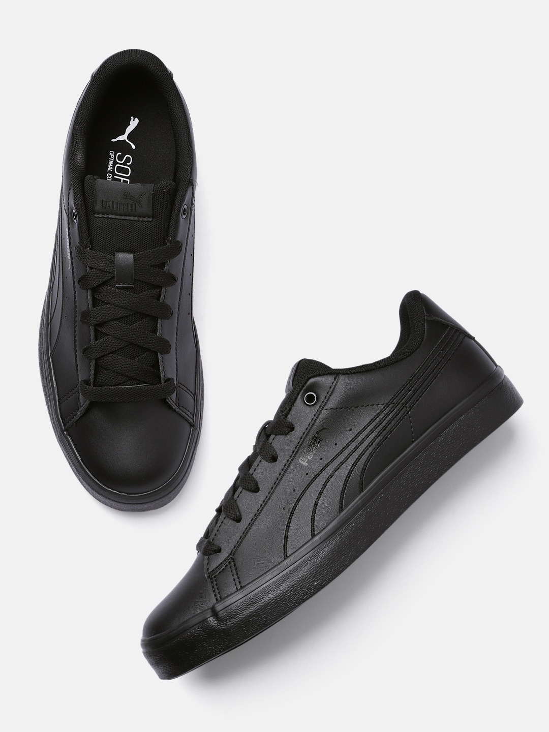

Puma Unisex V Court Vulc Sneakers, Black