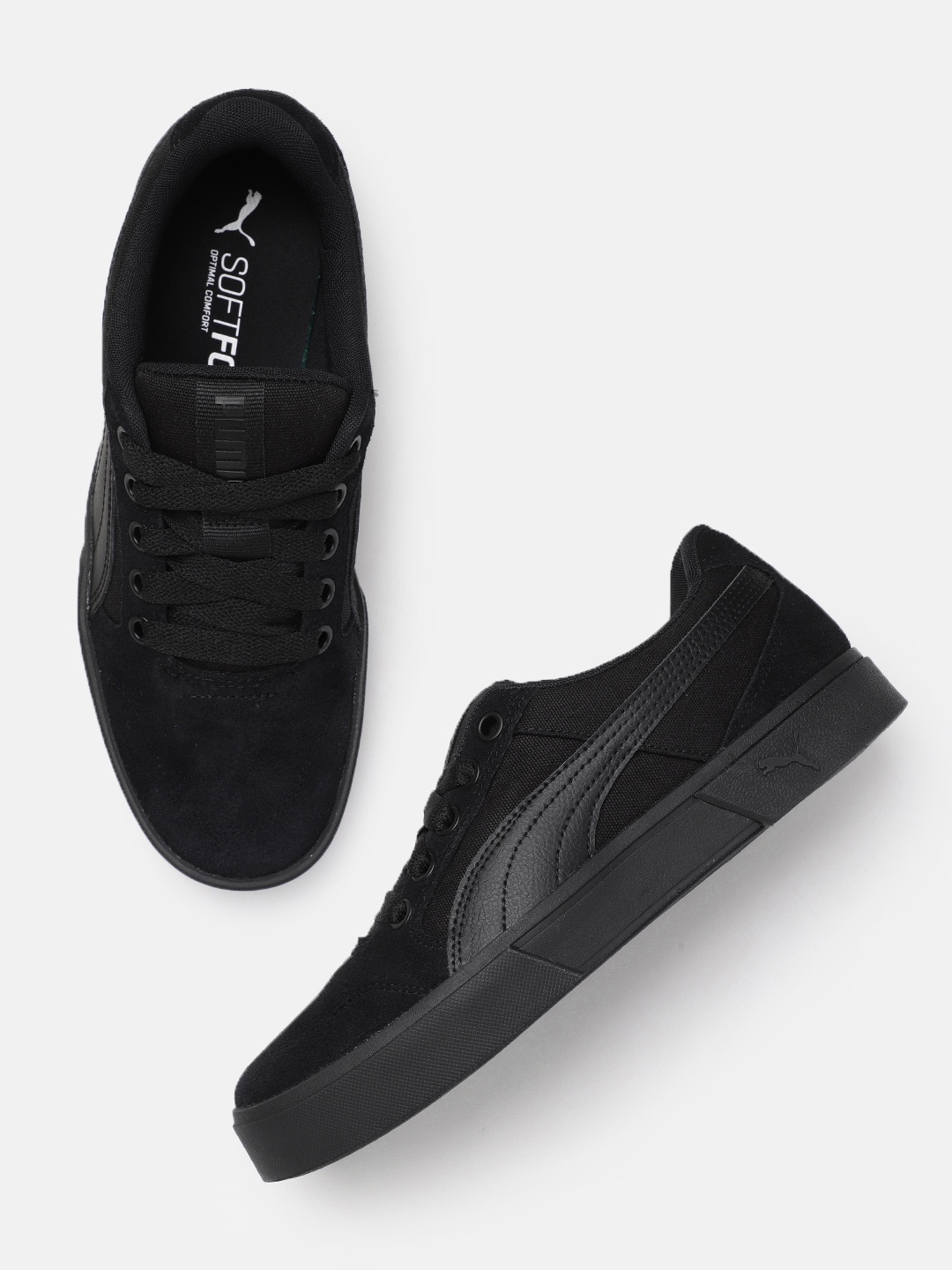 

Puma Unisex Suede Sneakers, Black