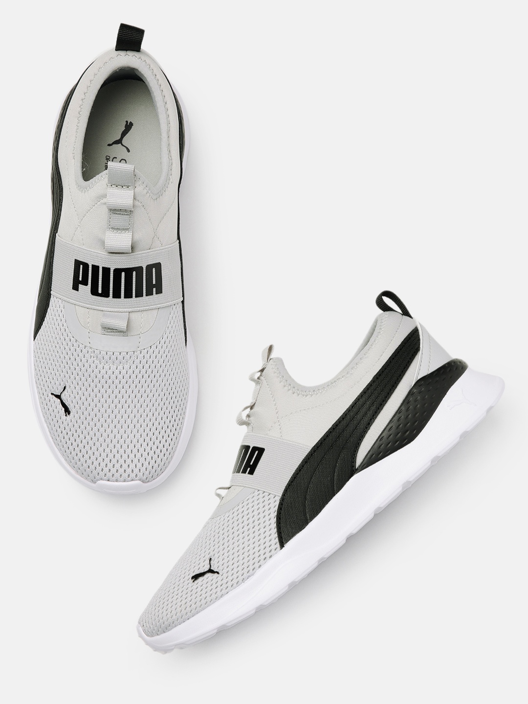 

Puma Unisex Slip-On Sneakers, Grey