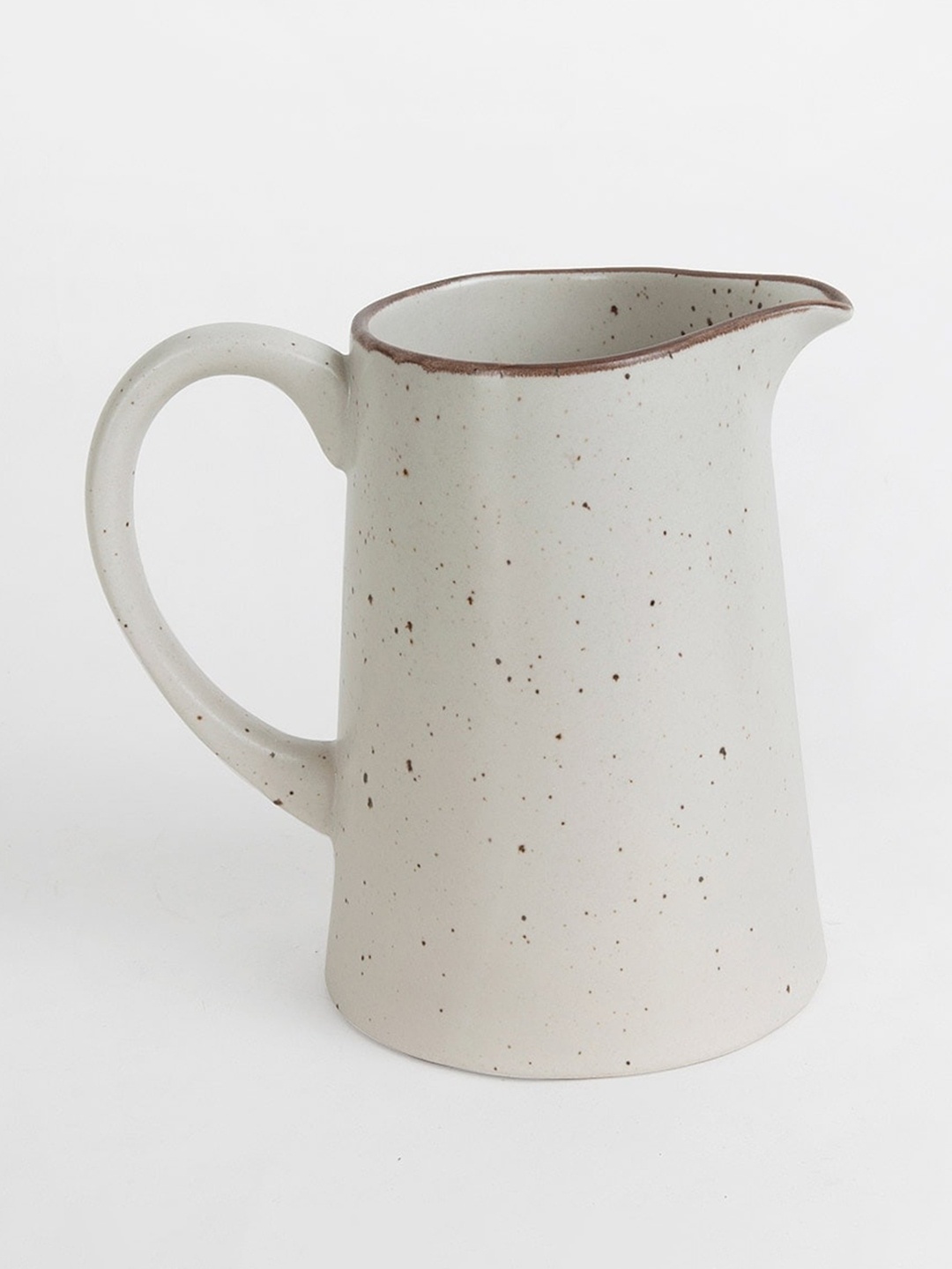 

Fabindia Kadir Off-White Ceramic Glazed Water Jug 700ml